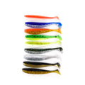 MISTER LURE Wholesale Artificial Fishing Flexible Soft Lure PVC T Paddle Tail Worm Soft Baits  Fishing Lures