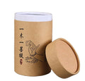 Plastic Free Round Tea Natural Kraft Paper Cardboard Container Eco Friendly Food Grade Packaging Tube Wax Lined