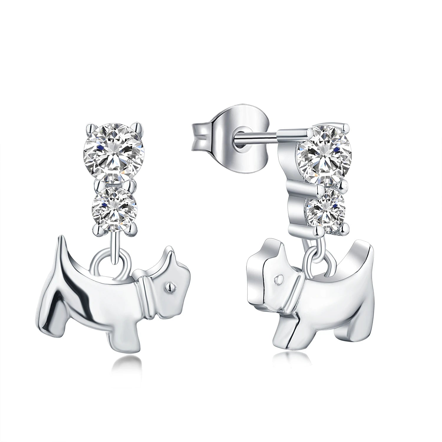 Yh Jewellery 925 Sterling Silver Animal Dog Bone Stud Earrings for Women Elegant Wedding Jewelry 2026