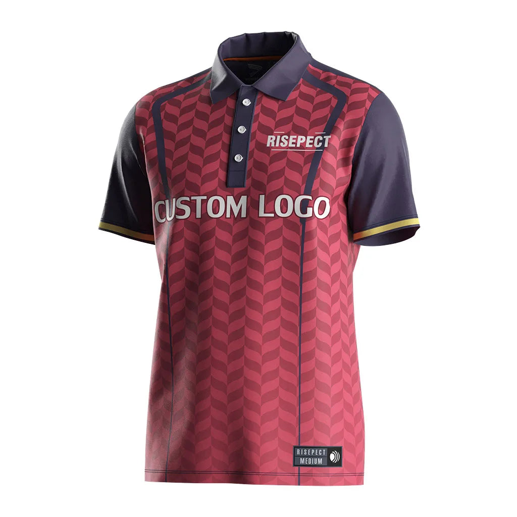 Supplier Workout Training Men'S Sports Quick Dry Red Uniform Jersey Design New Digital Print Sport T Shirts Cricket