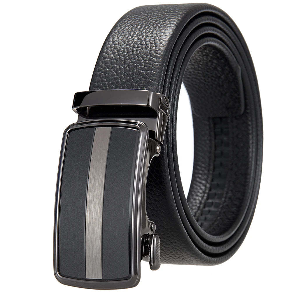 LY36-25631-5   Men's 3.5cm Wide Alloy Automatic Buckle