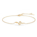 Wholesale Snake Design Bracelet 925 Sterling Silver Chain Bracelet Rhodium or 18K Gold Plated Bracelet Women