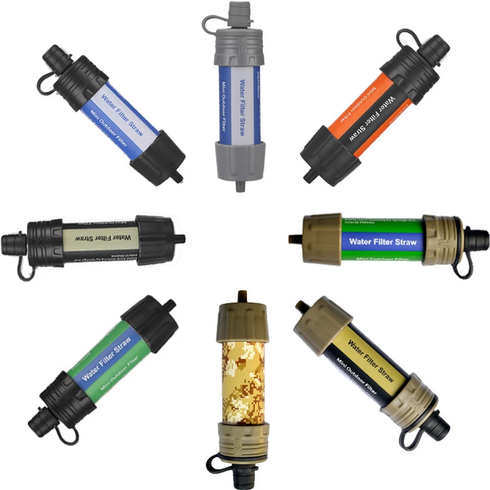 Portable Outdoor Personal Water Purifier Filters Straw Jug Bottle Water Treatment System for Hot for Camping & Hiking