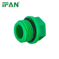 IFAN Factory Good Quality PPR Pipe Plumbing Green PPR Pipe and Fitting Plug PPR Fittings