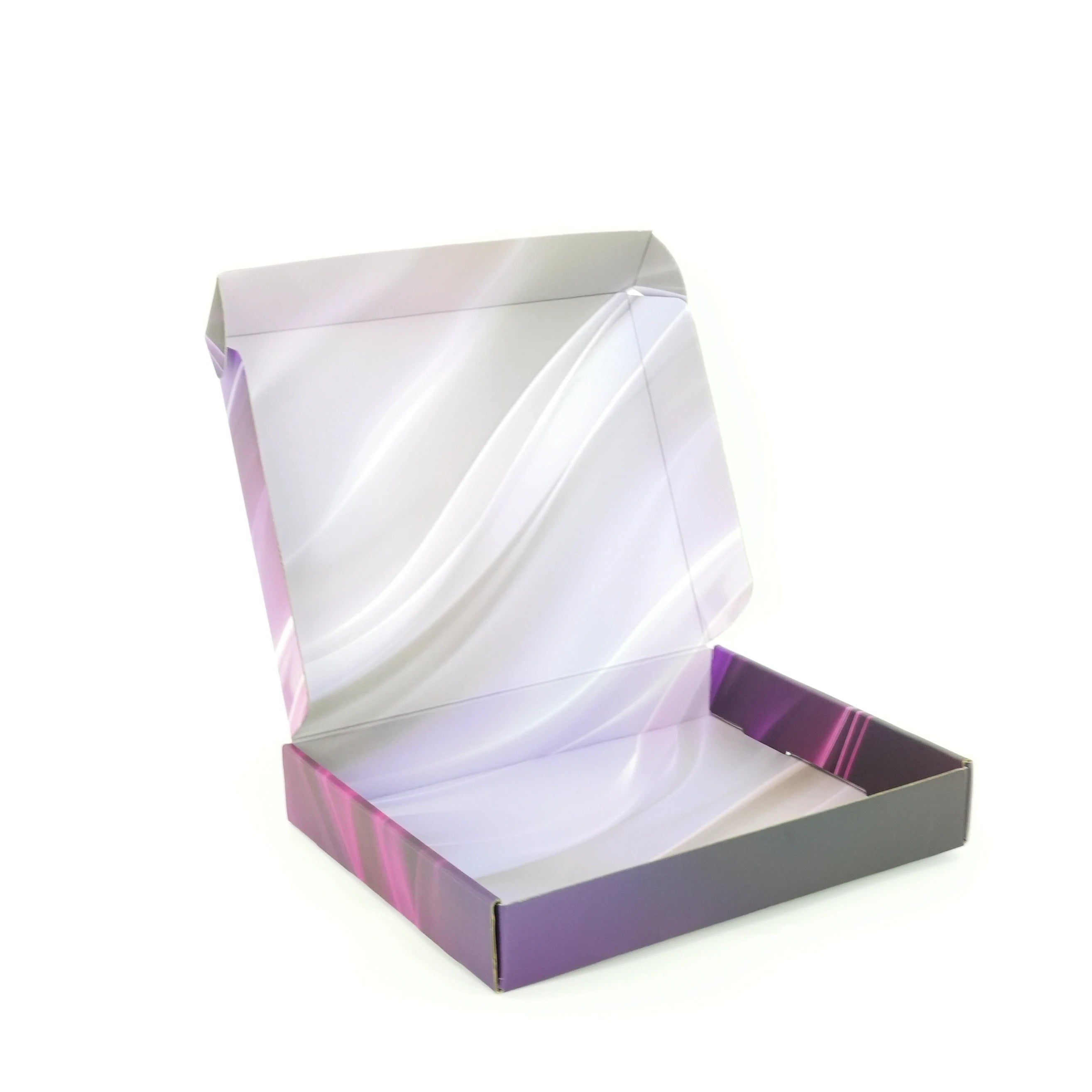 Custom Mailer Printed Pink Red Apparel Boxes Corrugated Mailer Box Shoes Clothes Box Packaging With Logo