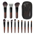 2023 New Beauty Powder Goat Hair Kits Cosmetics Tools Foundation Cute Travel Private Label Mini Custom Makeup Brushes for Makeup