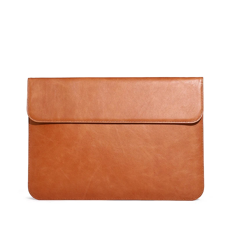 New Design Luxurious Fashion Genuine Leather Durable Protective Computer Case Cover Laptop Case for Apple Macbook