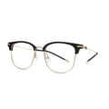 Custom Optical Frames Stainless Steel Half Rim Glasses Round Glasses Acetate Optical Glasses