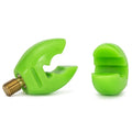 Flourscent Green Rubber Fishing Rod Rest Butt Rest Head Fishing Rod Holder for Carp Fishing