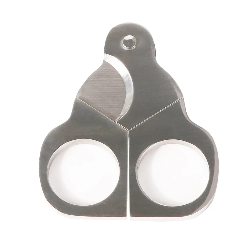 Futeng Luxury Metal Cigar Cutter Custom logo Stainless Steel Portable Cigar Scissor Knifes Smoking Accessories Wholesale