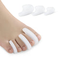 SEBS Silica Toe Spacers Effective Overlapping Toes Straightener for Hallux Valgus Relief Comfortable Bunion Separator