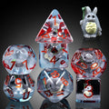 Wholesale Custom DnD Dice Set Totoro Inside Animal Resin Dice Set Polyhedral Dnd RPG Dice for Dungeons and Dragons D&D TTRPGs