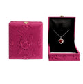 Rosy Color Light Luxury Velvet Jewelry Earrings Pendant Display Storage Packaging Box