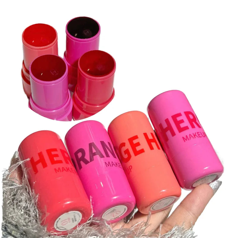 Custom 6 Vegan Hydrating Makeup Cream Colors Long Lasting 5g Net Cool Water Face Tint Jelly Lip Cheek Blusher Fair ODM Mineral
