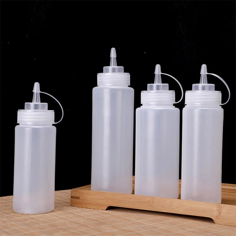 Wholesale Food Grade 120ml Plastic Chill Sauce Ketchup Dispense Squeeze Bottle
