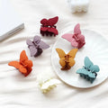 2 Inch Matte Black Plastic Butterfly Jaw Clips Nonslip Hair Clip Claw for Women and Girls