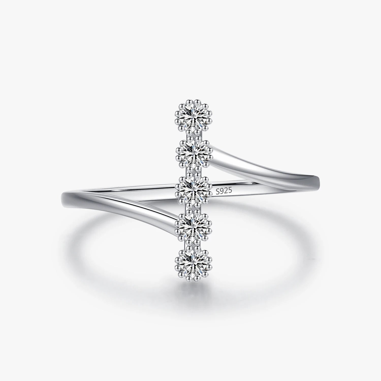 925 Sterling Silver Wedding Engagement Fine Jewelry Daily Accessories Fashion Delicate Cluster Rings for Women