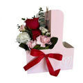 Florist Wrapping Packaging Flowers Portable Flower Box Kraft Paper Flower Bouquet Packaging Bag Coffee Drink Carrier Cup Holder