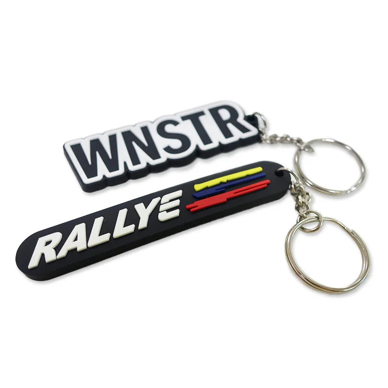 Fashion Custom logo Designer Key Chains Personalized Silicone Keychain Wholesale Soft Pvc Keychain