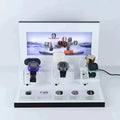 Counter Table Acrylic Watch Display Stand for Retail Store Acrylic Watch Display Holder with LED