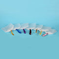 Promotional Drawstring Pink Color Net Pouch Wholesale Soap Foaming Net Ribbon Could Be Printed or Not Printed