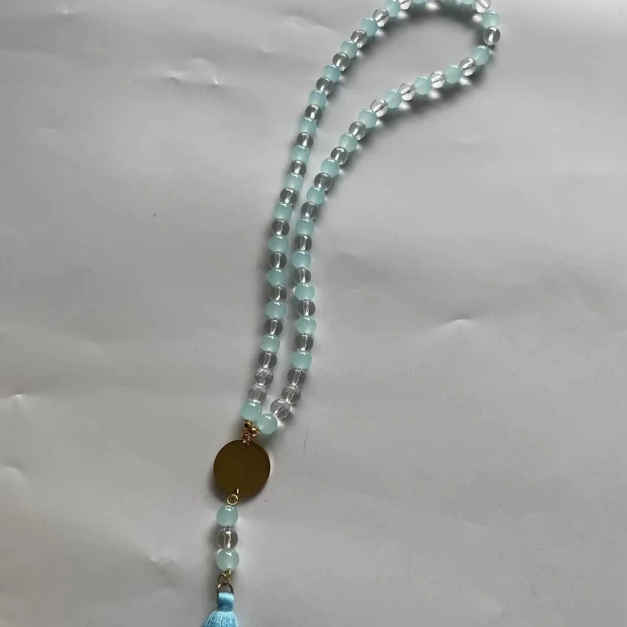Popular Wholesale Bulk Islamic Muslim Rosary 8mm Glass Tasbih Prayer Beads Charm 66pcs Beads for Women for Sale