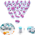 New Arrival 6pcs DIY 3D Plastic Shape Arab Handpress Black Letter Cookie Plunger Cutter