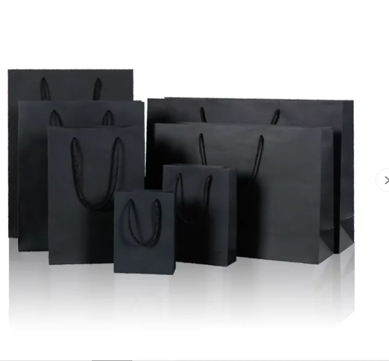 Shopping Paper Bags Standard Kraft Paper Bag Wholesale Factory Price Custom Luxury Window Tra Nsparznt Flexo Printing Pink White