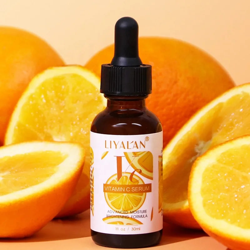Vitamin C Facial Serum Antioxidant Skin Care Face Brighten Whitening Vitamin C Serum With Hyaluronic Acid