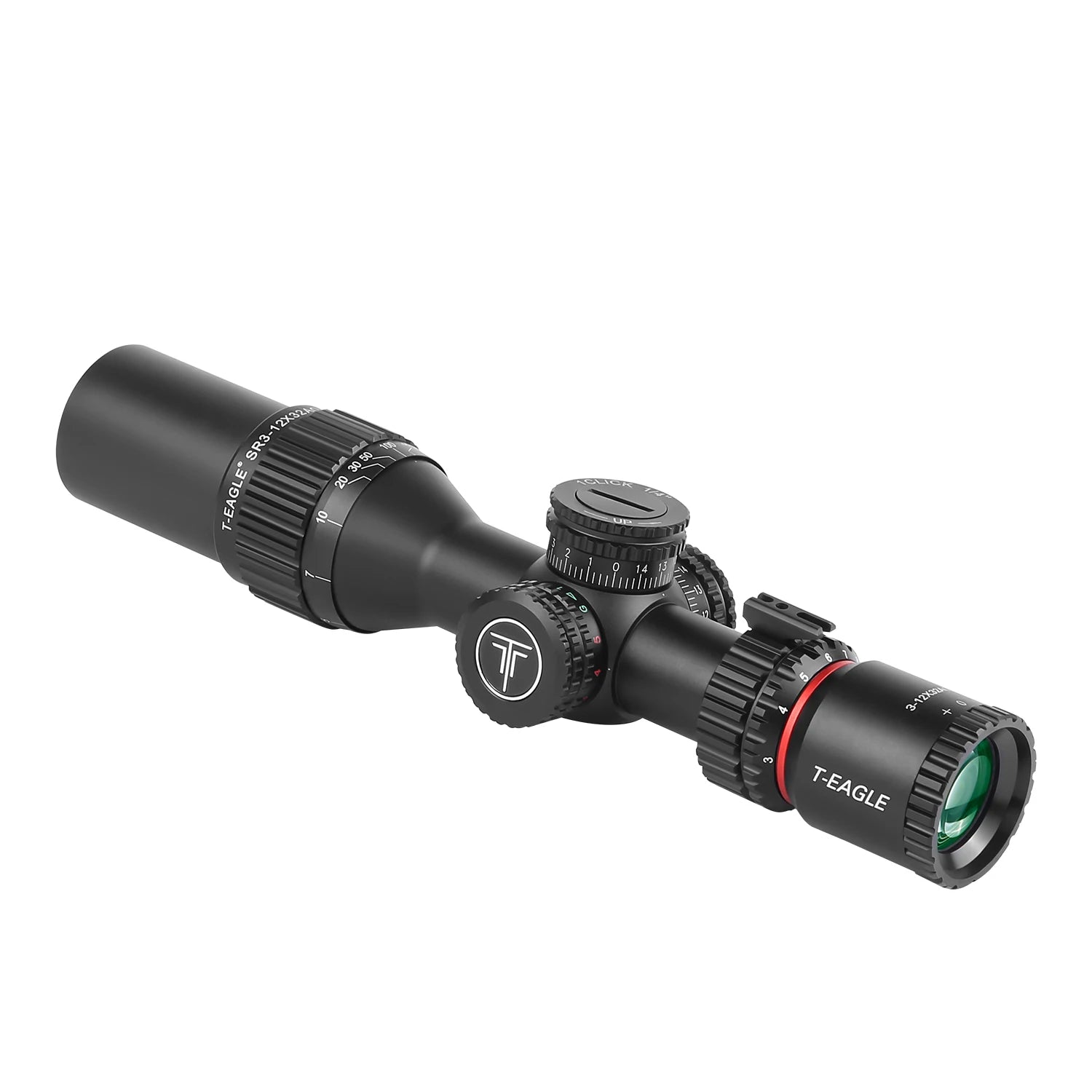 Factory Selling T-EAGLE SR 3-12x32 AO FFP Outdoor Sport Scope Red Green Illuminated Scope