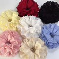 Women Cute Design Oversize Elastic Four Layer Ruffle Lace Hair Scrunchies