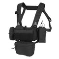YAKEDA Tactical Chest Rig Modular Load Bearing Patrol Belt With Harness and Pouches Outdoor Hunting Gear Chest Rig Tactical Vest