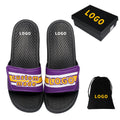 2024 Customizable PVC Sports Slippers Non-slip Massage Function Waterproof Lightweight Slippers Team Club Customization
