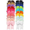 New Design 6-Inch Dovetail Bow Hairpin Ribbon Hairgrips for Girls