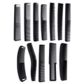 Professional Hot Hair Dressing Comb Carbon Hair Cutting Comb Heat Resistant Plastic Hairdressing Comb