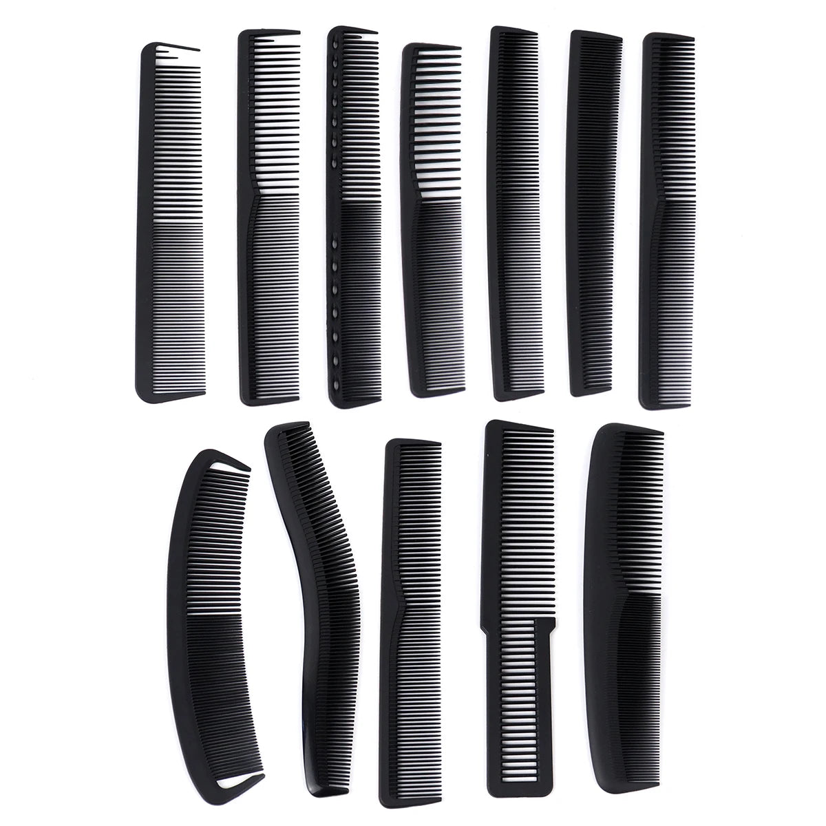 Professional Hot Hair Dressing Comb Carbon Hair Cutting Comb Heat Resistant Plastic Hairdressing Comb