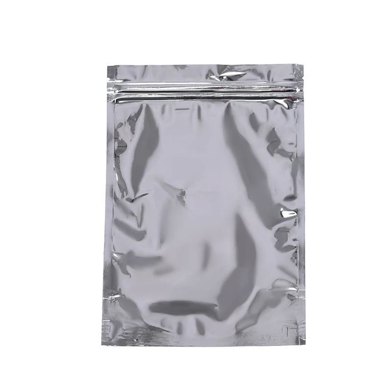 Customized Light Proof Stand Alone Food Grade Zipper Sealing Pure Aluminum Foil Bag for Tea Nuts