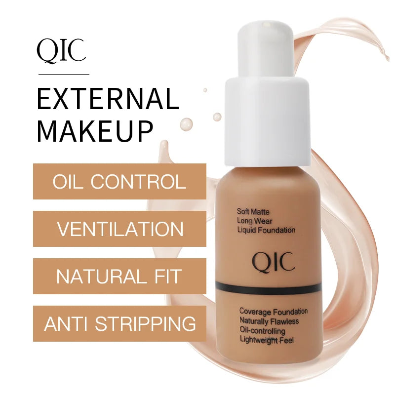 Liquid Foundation Concealer Waterproof Makeup Fit Me Cushion Round Clear Foundation Pump Head Cosmetics Bottle Face Makeup