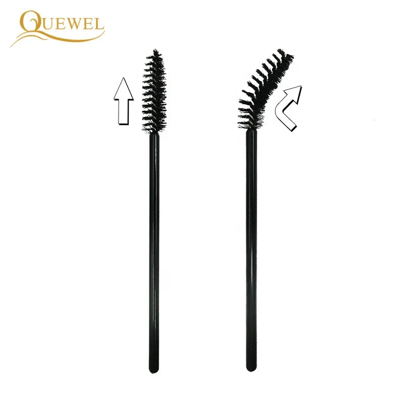 Quewel Silicone Brush Wholesales Disposable Makeup Brushes 50pcs/pack Eyelash Extension Brush