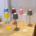JAIYI Factory Direct USB Touch LED Table Lamp Dimmable Three-Color Light for Bed & Restaurant Decoration