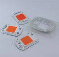 DIY Led Optical Lens Cob 100w 50W Driverless AC COB Led Lens with Reflector and Silicone Ring