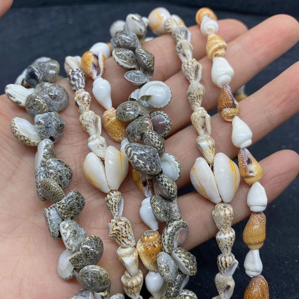 Ocean Sea Style Natural Conch Shell Strand for DIY Bracelet Necklace Jewelry Making