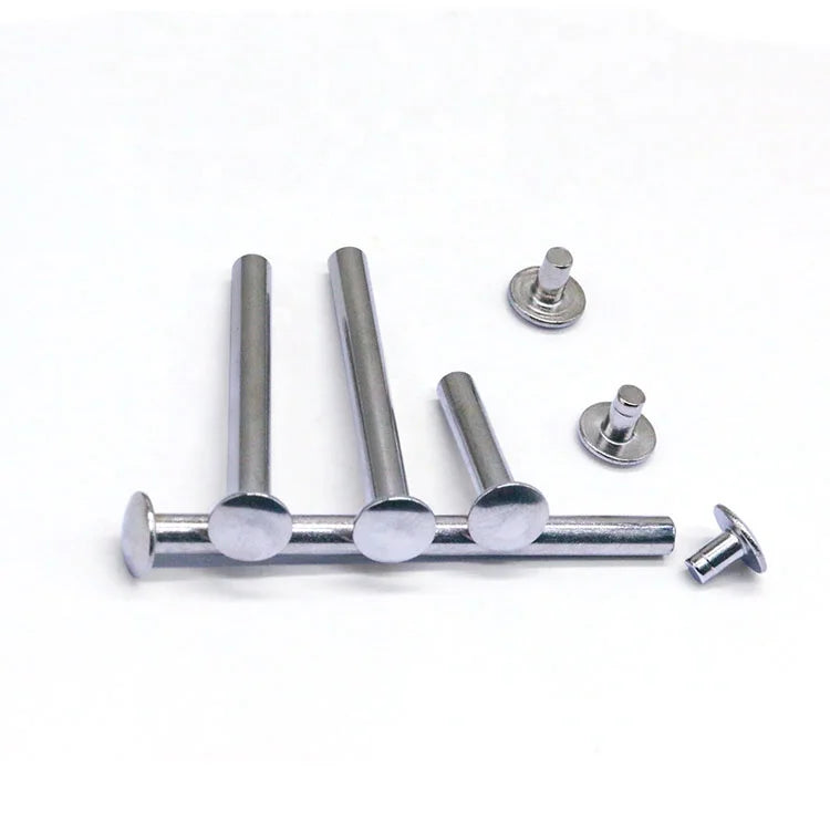 High-tech R&D Factory Direct Price 304 Stainless Steel Pan Head Semi-Tubular Knock Male Female Rivets ISO Standard for LED Light