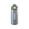 One-handed Opening Suction Nozzle Type Thermos Cup Stainless Steel Bouncing Lid Sports Water Bottle