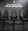 Ergonomic Recliner PU Leather Aluminum Alloy Base Custom Options Gaming Chair 4D Adjustable Armrest BIFMA Certified High-Density