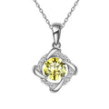 S925 Sterling Silver Moissanite Pendant Necklace Premium Silver Plated 925 Silver for Weddings Parties and Engagements