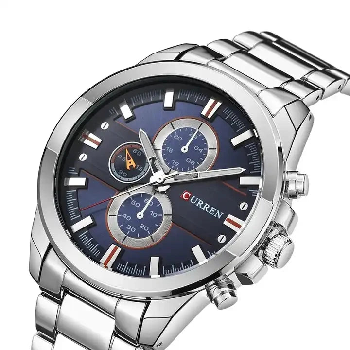 CURREN 8274 Luxury New Business Casual Daily Waterproof Stainless Steel Wristwatches for MEN Horloges Mannen Orologio Uomo