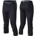 Men's Beehive Cushioned Compression Pants Leggings Long Knee Running Tights Support Fitness Sports Jogging Shorts