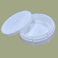70*20mm Childproof PP Plastic Food Grade Box with Screw Top Cap for Medicine and Pill Storage