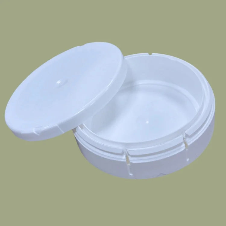 70*20mm Childproof PP Plastic Food Grade Box with Screw Top Cap for Medicine and Pill Storage